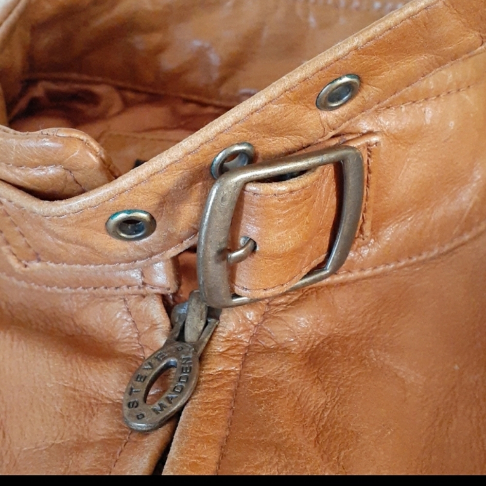 Steve Madden jacket LEATHER Jacket - image 8